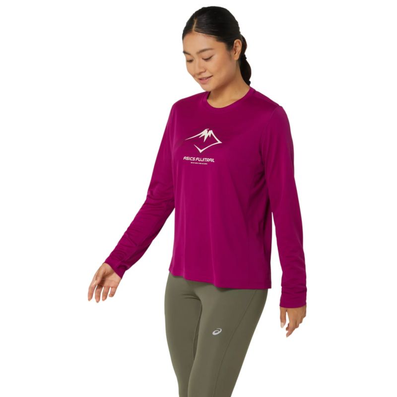 Asics Fujitrail Logo LS Top W 2012D042-500 T-shirt Clothing/Running Asics