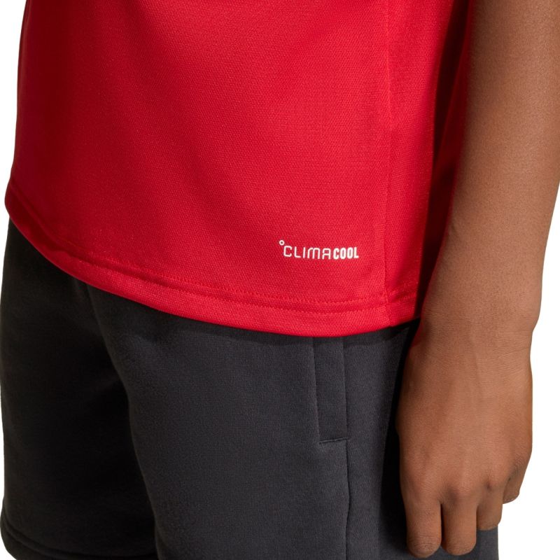 adidas Entrada 26 Polo T-shirt for kids red JZ6626