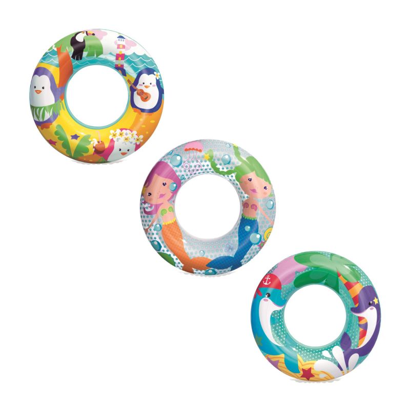 Inflatable ring Bestway 36113 Sea Creature Swim Ring 92800497004 Accessories/Swimming accessories/Motylki, Pływaczki, Kółka, Piłki, Pontony Your Sports Performance