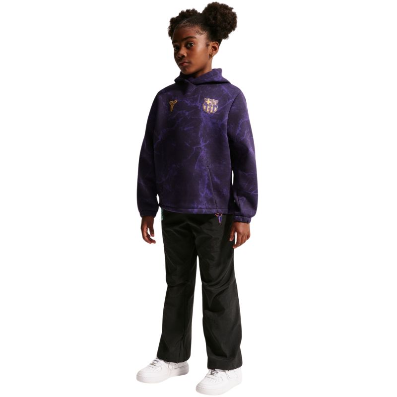 Nike FC Barcelona Kids' Sweatshirt Black and Purple IO4660 010