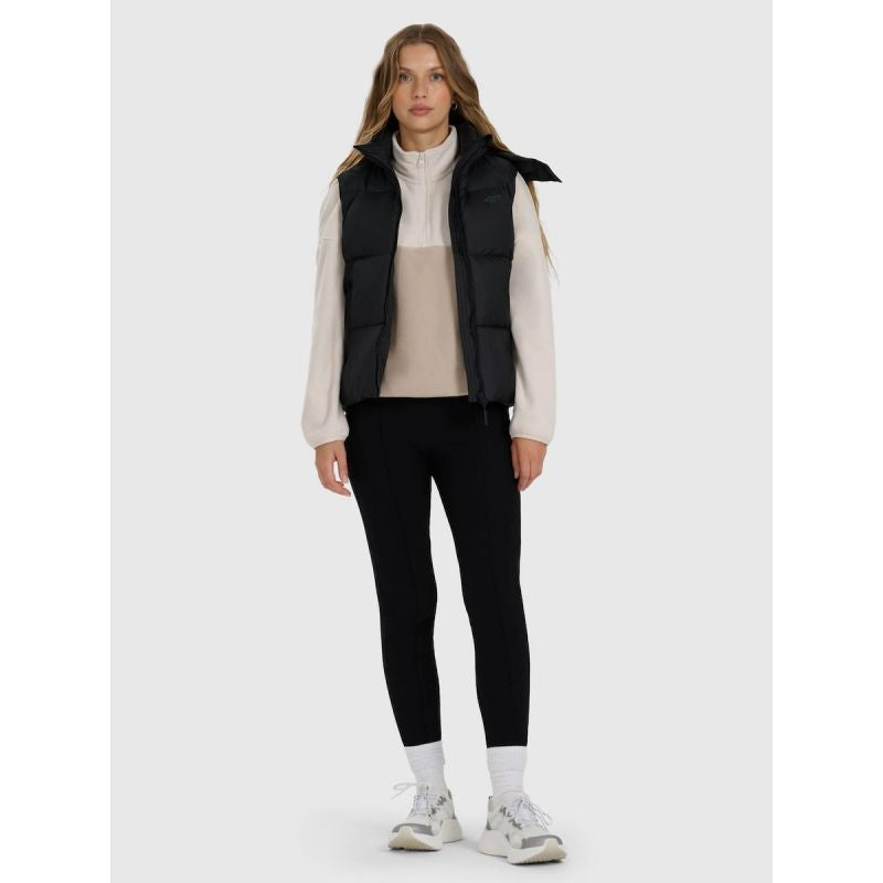 Women's down vest with natural filling 4F 4FWAW25TVJAF223-083S 4f