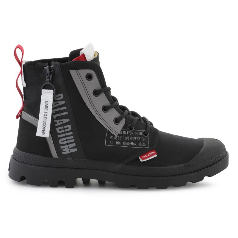 Palladium PAMPA HI DARE ZIP 79515-010-M Black/Black,