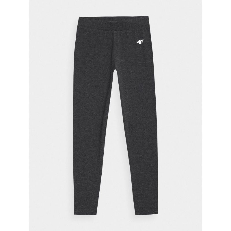 Girls' elastic cotton leggings 4F Junior *Kategoria tymczasowa Your Sports Performance