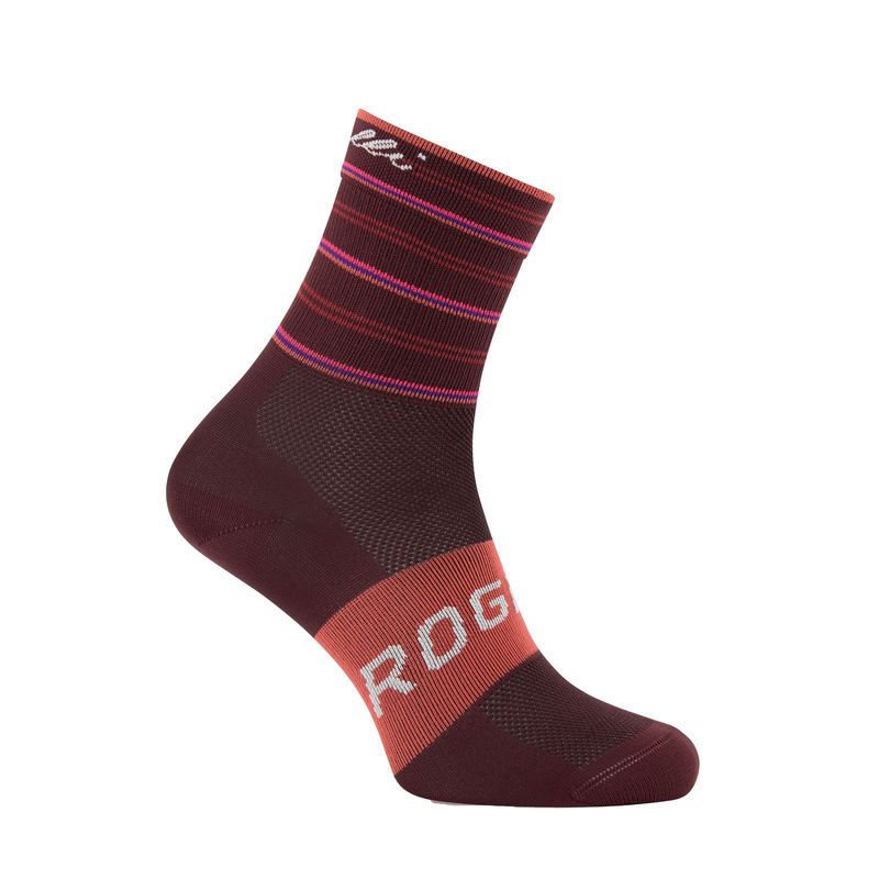 Rogelli women's STRIPE socks burgundy 40-43 In preparation Your Sports Performance