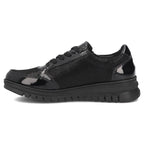 Filippo DP8105 patent leather wedge shoes in black