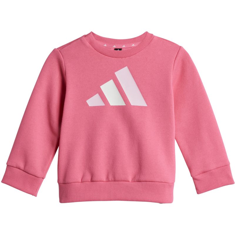 Adidas Essentials Pink and Gray Kids Tracksuit JY0303 Clothing Your Sports Performance