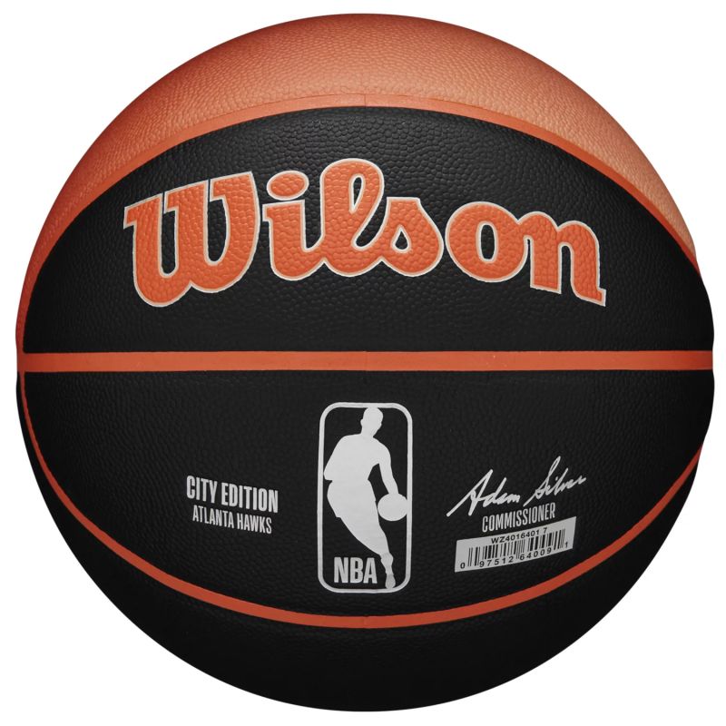 Wilson NBA Team City Collector Atlanta Hawks Ball WZ4016401ID basketball Accessories/Balls/Basketball Your Sports Performance