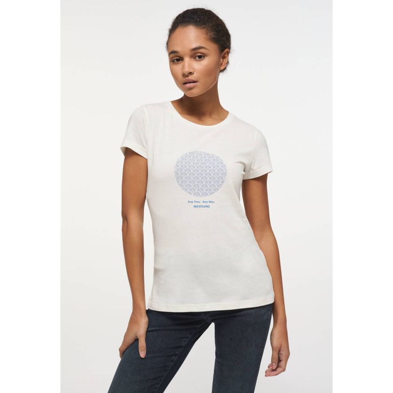 Mustang T-shirt Alexia C Chestprint W 1013383 2013 Clothing/Lifestyle/T-shirts/Mustang Your Sports Performance