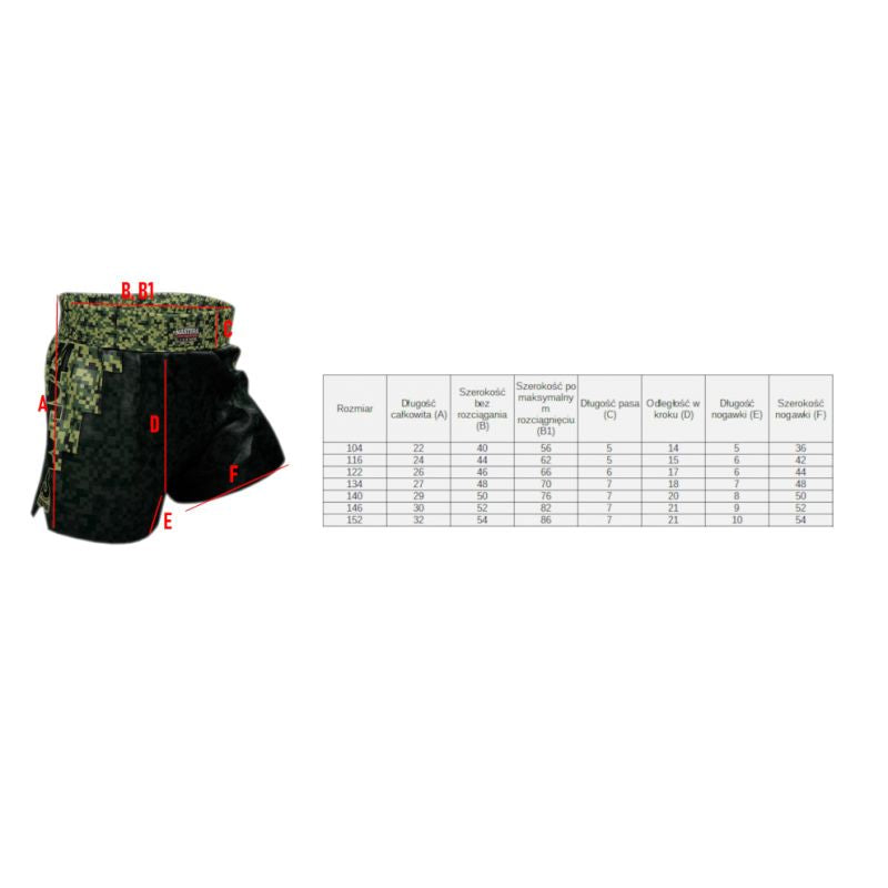 Training Masters Shorts Junior Mfc "Mine" Jr 06692-140 Clothing/martial arts Your Sports Performance