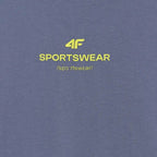 Men's T-shirt 4F M2961 denim 4FWAW25TTSHM2961 32S In preparation Your Sports Performance
