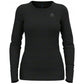 Odlo BL TOP crew neck l/s MERINO 200 women's T-shirt size S Black Odzież militarna/Bielizna termoaktywna Your Sports Performance