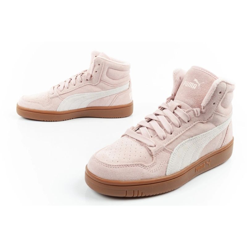 Puma Reb-L Mid women's sports shoes powder pink ankle boots for winter In preparation Your Sports Performance