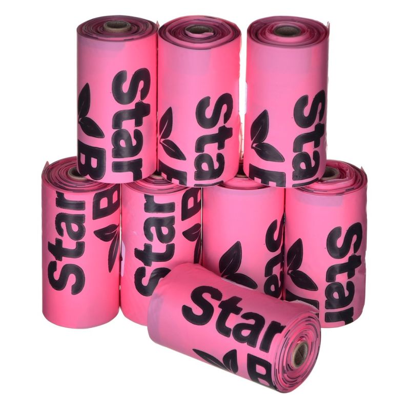 STARCH BAG - bio-bags for excrements - 8 x 15 pcs. Dla zwierząt/Na spacer (uniwersalne) Your Sports Performance