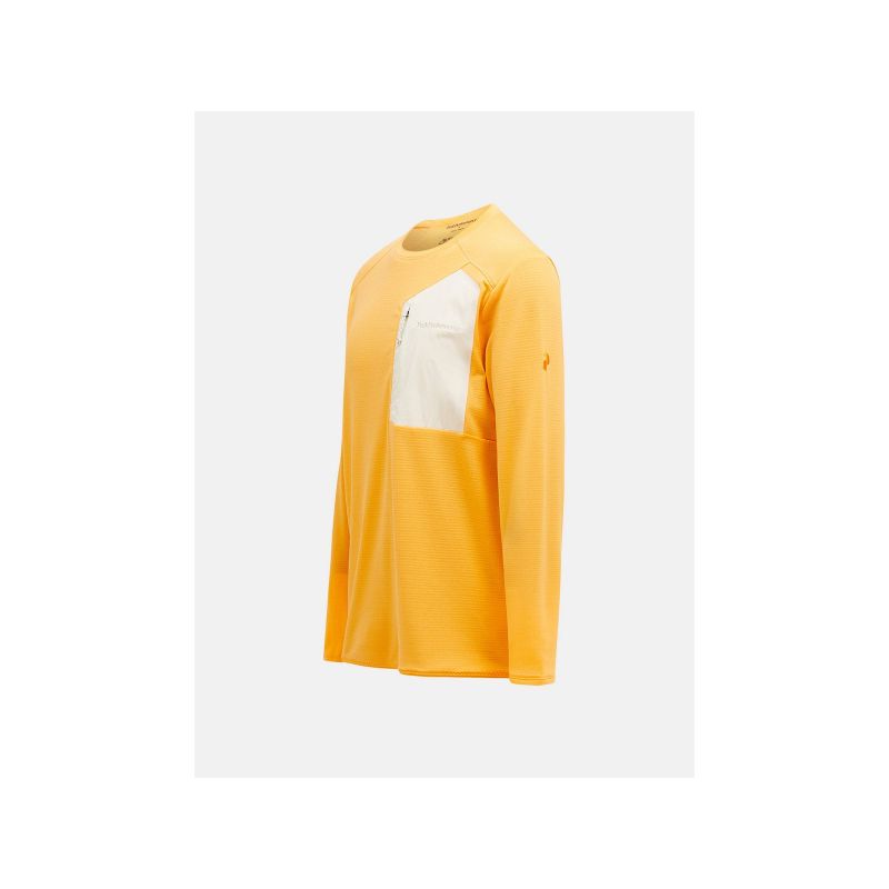 PEAK PERFORMANCE M Freelight Polartec Grid Crew, orange