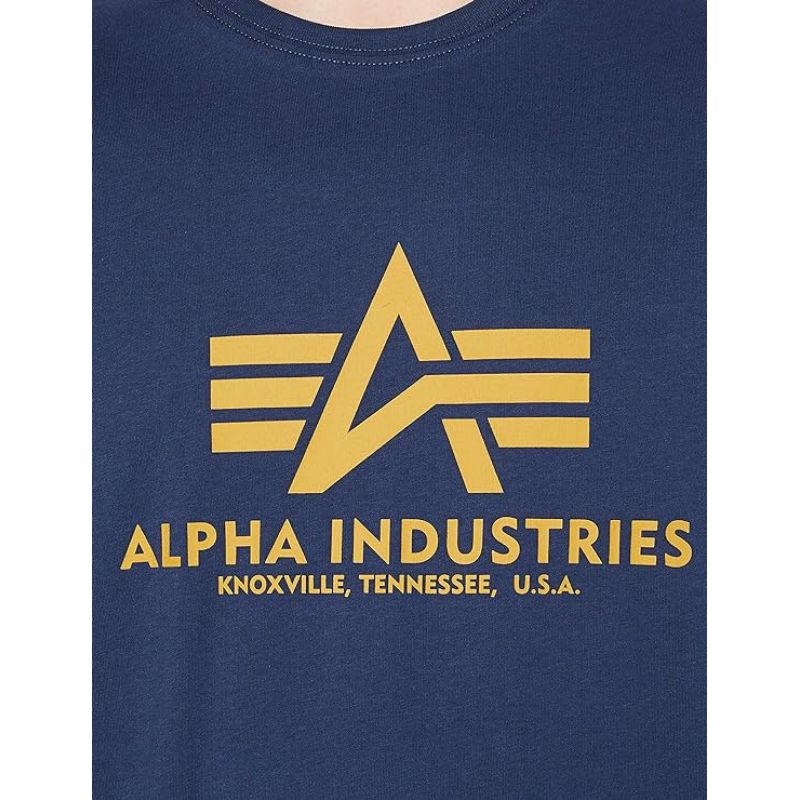 Alpha Industries Basic T-Shirt M 100501-435 Clothing/Outdoor/T-shirts with short sleeves/Alpinus Your Sports Performance