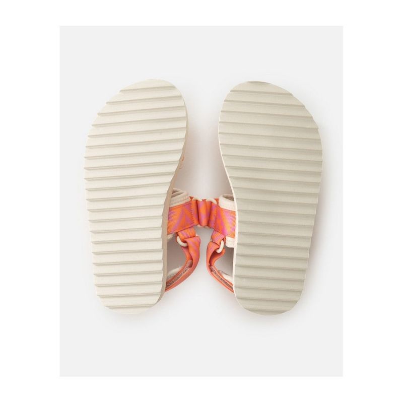RIP CURL Newquay Bloom Open Toe-Girl Beach Flip-Flops Turquoise