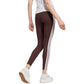 Women's adidas Essentials 3-Stripes Cotton Leggings Brown JY3177 In preparation Adidas