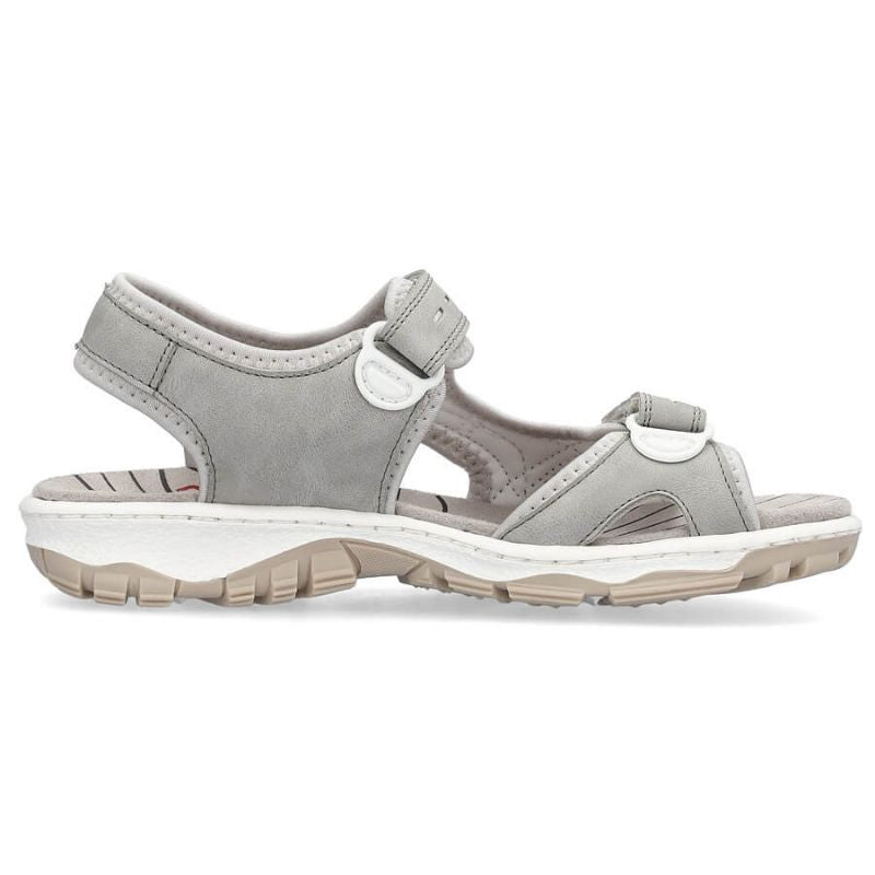 Comfortable Rieker W RKR674 gray sandals Footwear/Lifestyle/Rieker Your Sports Performance