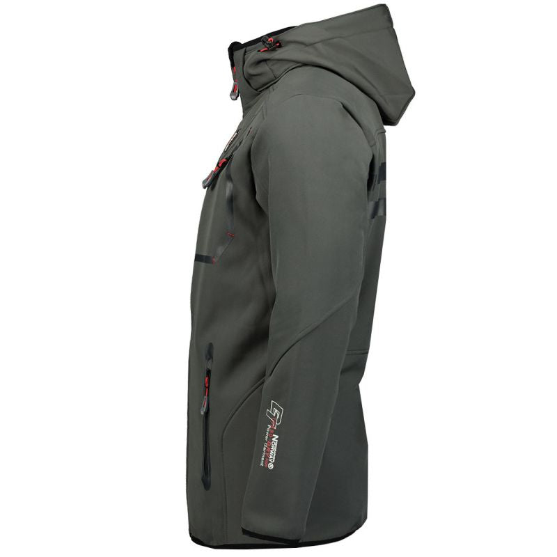 Geographical Norway Royaute ASSOR B MEN 068 M WW1975H/GN/Dark Gray / Black softshell jacket Clothing/Outdoor/Adler Your Sports Performance