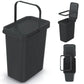 WASTE BIN 12 L SYSTEMA SORTIBOX BLACK RECYCLING Dom I Ogród/Dom/Kosze Na Śmieci Your Sports Performance