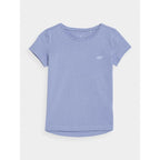 100% cotton plain girls' T-shirt 4F Junior *Kategoria tymczasowa Your Sports Performance
