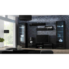 SOHO S1 display cabinet black/gloss black Bufety i witryny/Bufety i witryny na drewnianej podstawie Your Sports Performance