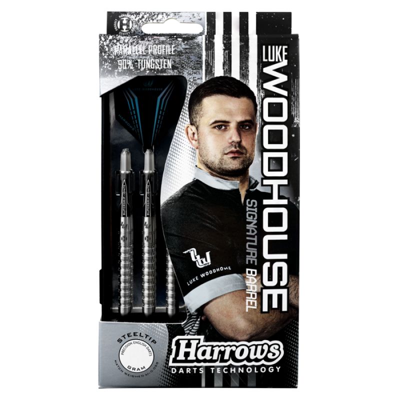 Harrows Luke Woodhouse 90% Steeltip darts In preparation Your Sports Performance