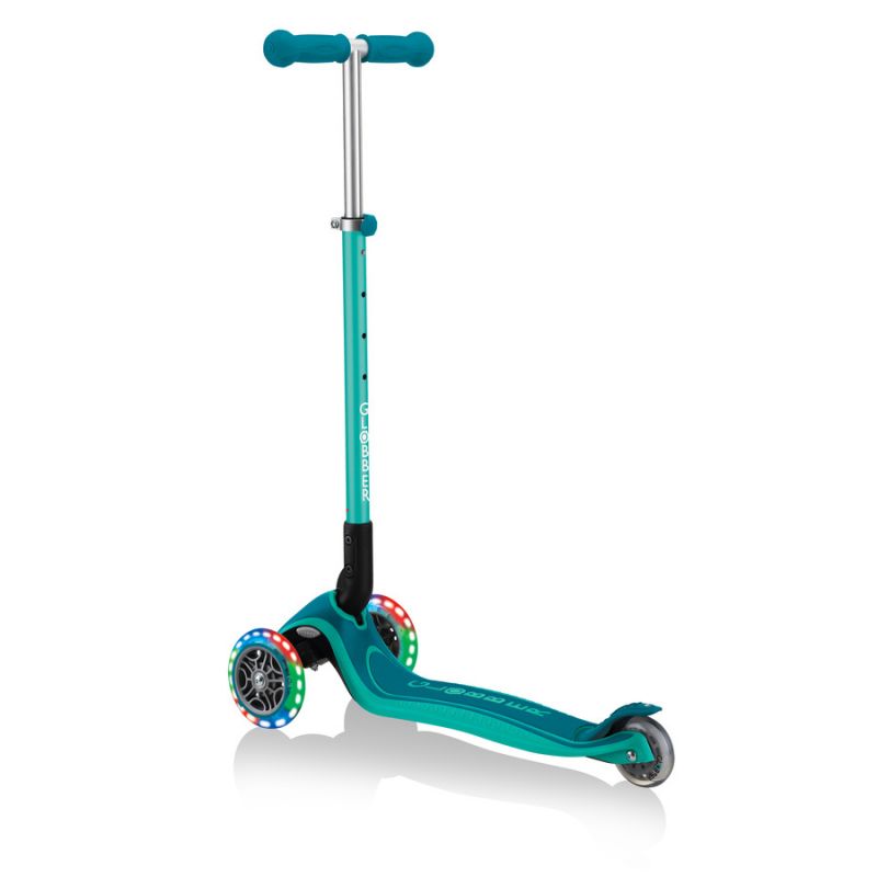 Scooter 3 wheels Globber Primo Foldable Plus Lights Jr 439-107 Accessories/Skating/Hulajnogi Your Sports Performance