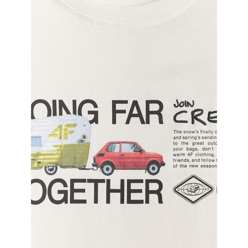 Men's regular printed T-shirt 4F 4FRSS26TTSHM3810-11S 4f
