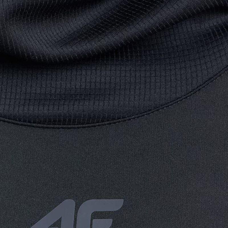 Men's thermal sweatshirt 4F M100 deep black 4FWAW25UBRUM100 20S In preparation Your Sports Performance