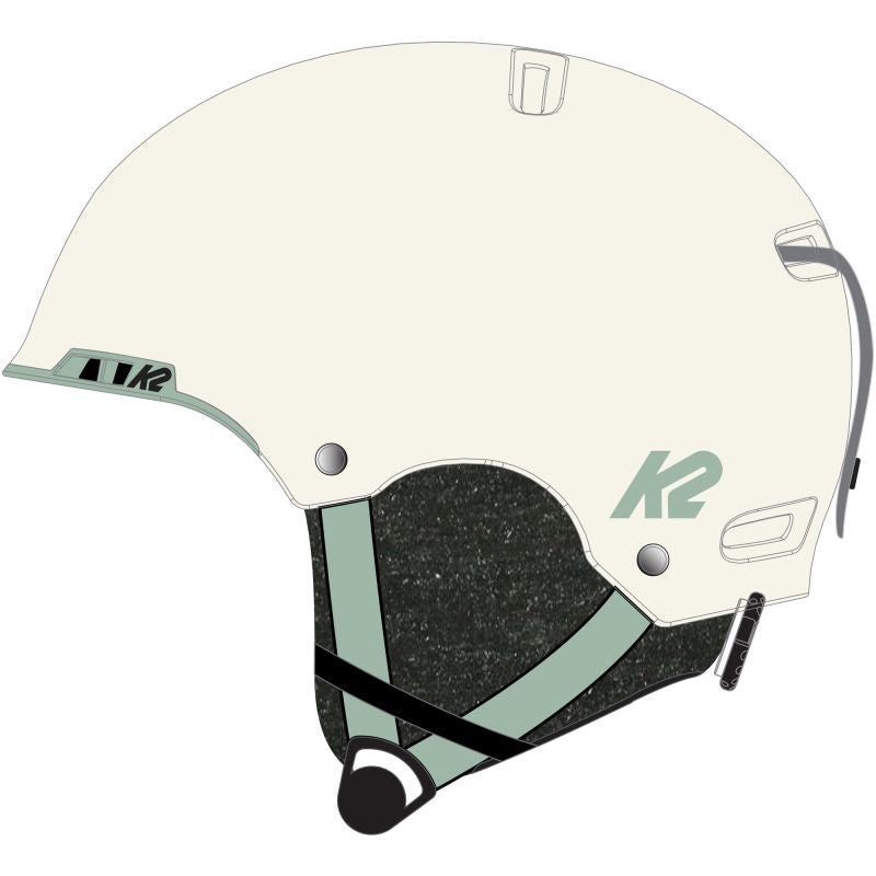 K2 MERIDIAN Women's Helmet White Pearl