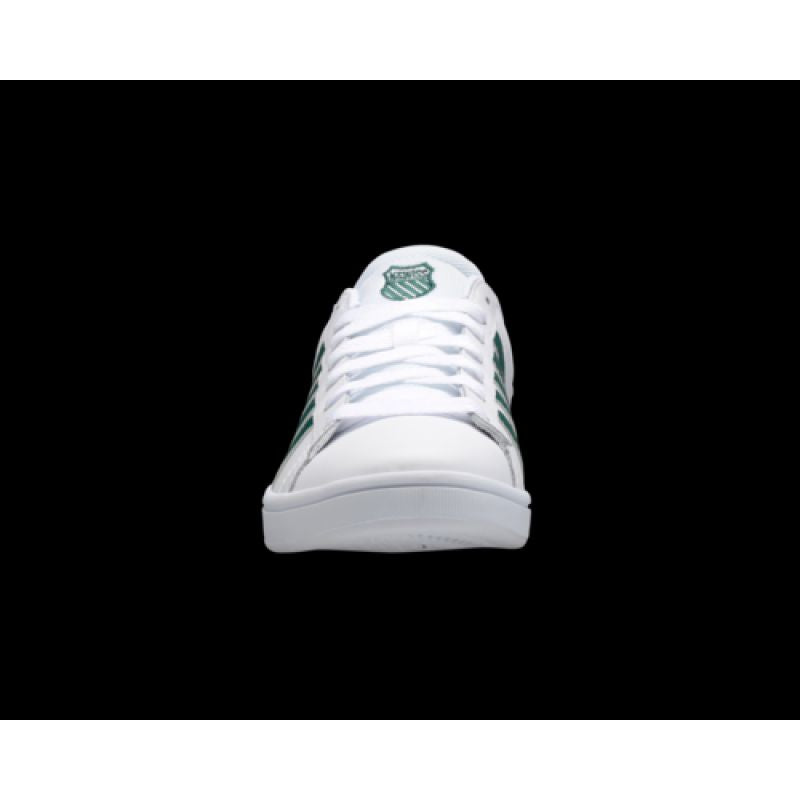 K-Swiss men's sneakers COURT WINSTON WHITE/POSY GREEN-M (06154-942-M) In preparation Your Sports Performance