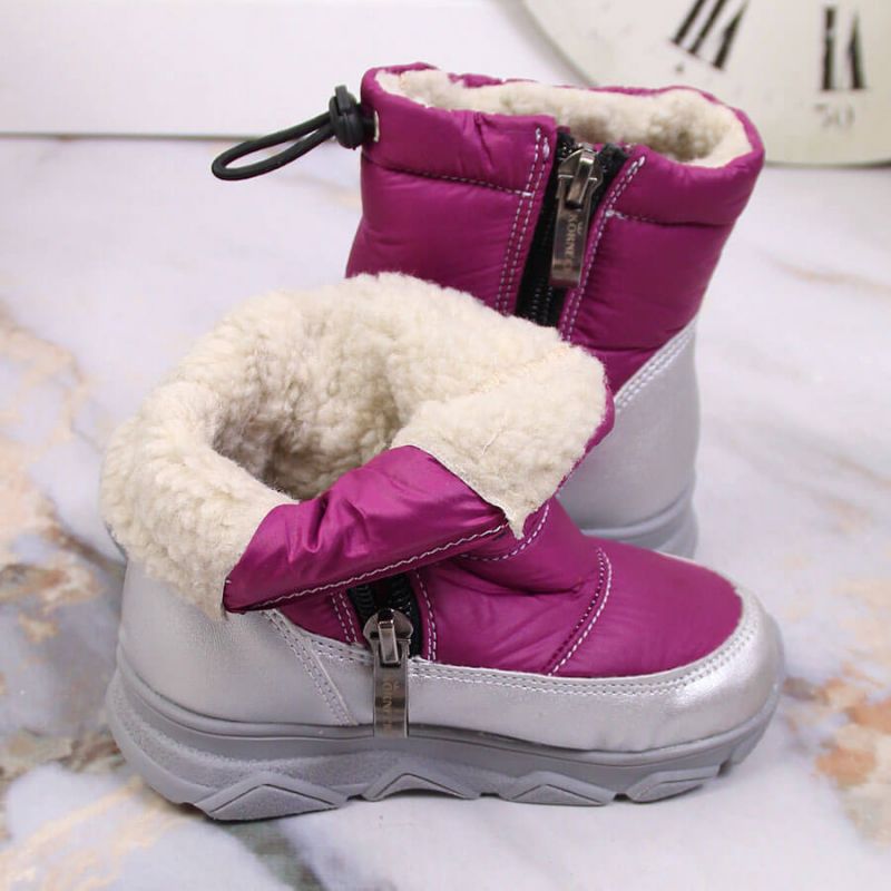 Insulated snow boots Kornecki Jr KOR6896A fuchsia Footwear/Outdoor/Kornecki Your Sports Performance