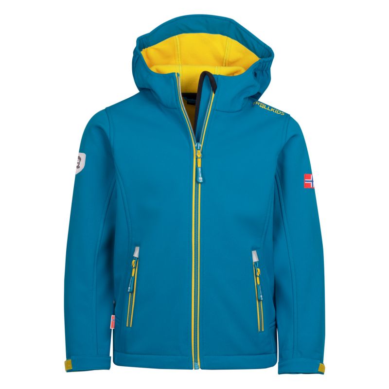 Trollkids Kids Trollfjord Jacket Jr 161-197 softshell jacket Trollkids