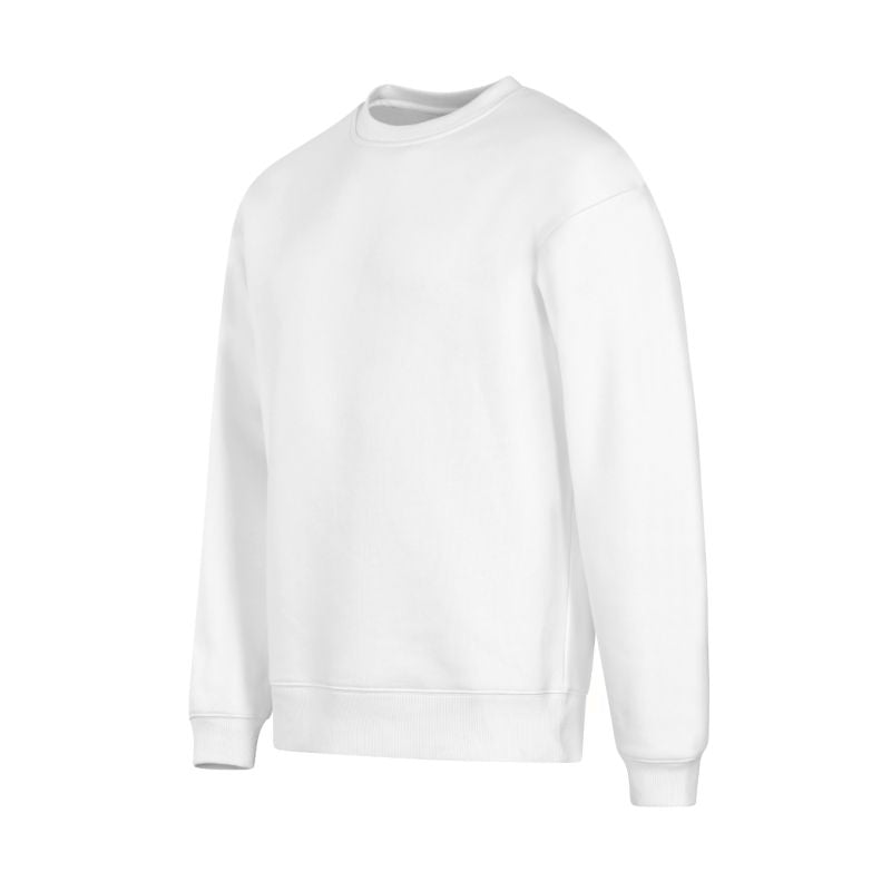 Vibe Crew Unisex Sweatshirt (White)