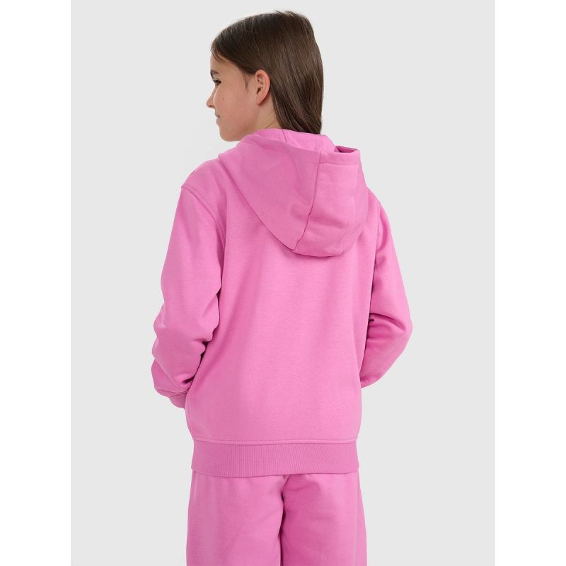 Girls’ 4F Zip-Up Hooded Sweatshirt 4FJRAW25TSWSF2466-54S