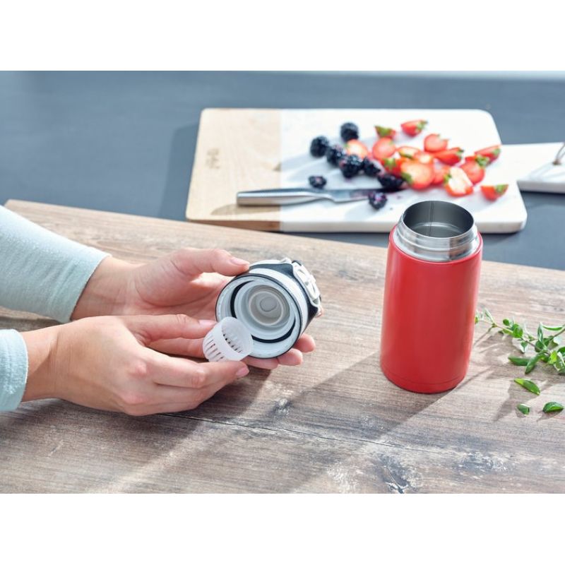 Flip thermal mug 350 ml, red 3245 LEIFHEIT AGD - Produkty/Termosy i kubki termiczne Your Sports Performance