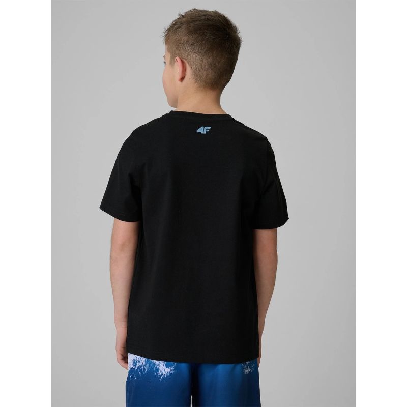 Boy's cotton T-shirt 4F 4FJRSS26TTSHM3902-20S