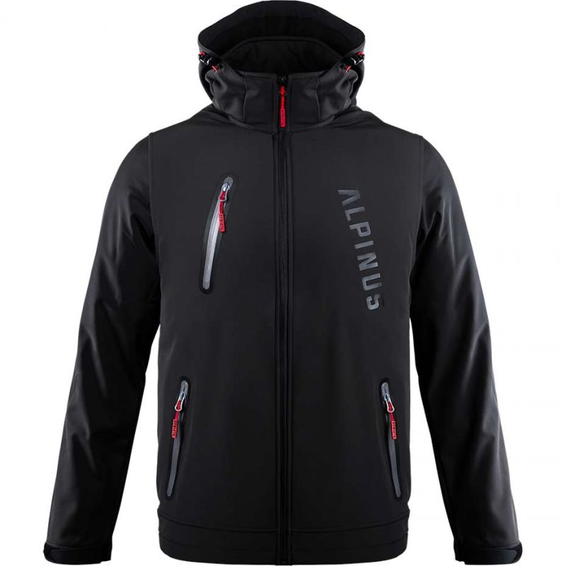 Alpinus Denali softshell jacket black M BR43381 Clothing/Outdoor/Alpinus Your Sports Performance