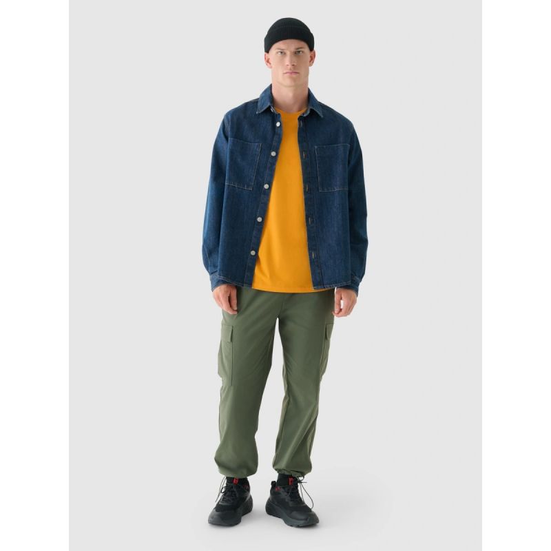 Men's oversized printed T-shirt 4F 4FRAW24TTSHM2578-70S 4f