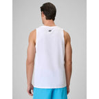 Men's regular sleeveless T-shirt with print 4F 4FRSS26TSLEM366-10S 4f