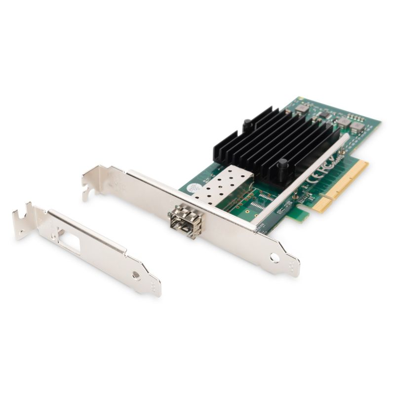 Single 10Gbps fiber optic port (SFP+) on PCI Express card, chipset: Intel JL82599EN Komunikacja i łączność/Moduły do Switchy Your Sports Performance