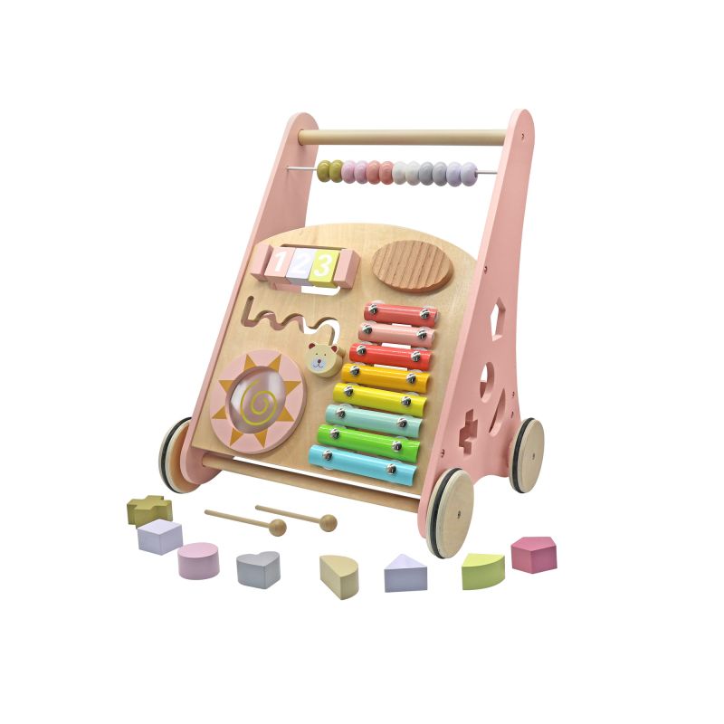 Pink wooden manipulative walker In preparation Your Sports Performance