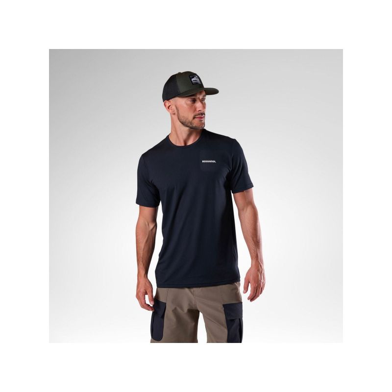 ROSSIGNOL M Graphic Active Tee Men's T-Shirt Black