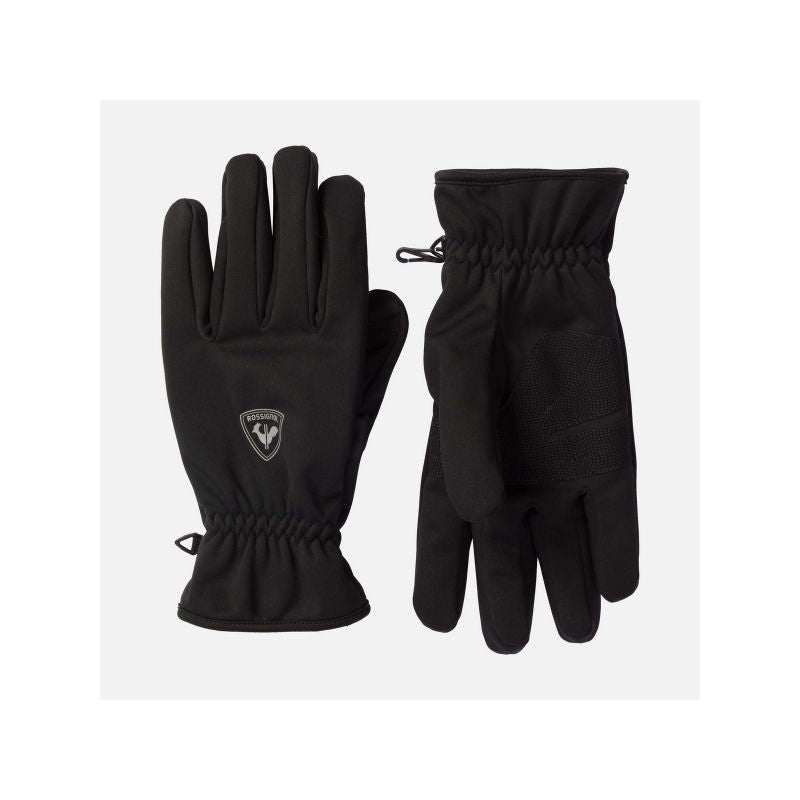 Rossignol Xc Softshell Gloves Black Import z PMSport Your Sports Performance