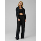 Women's slim striped crop-top 4F 4FRAW26TSLEF373-20S