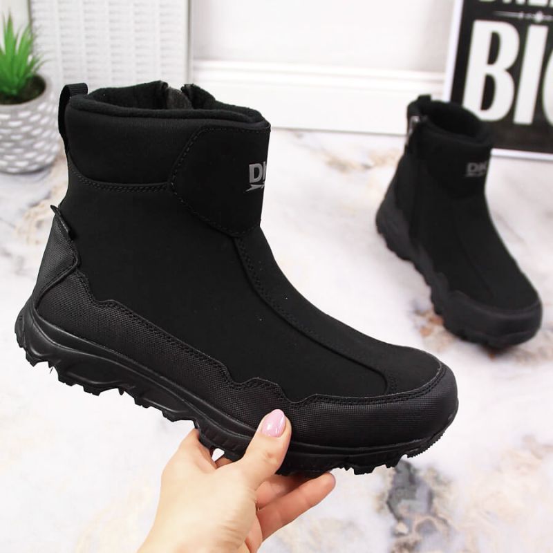 DK Jr DK58A Waterproof Insulated Snow Boots, Black Footwear/Outdoor/Big Star Your Sports Performance
