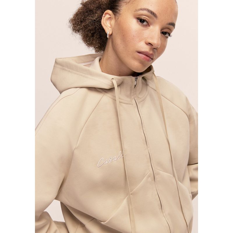 CASALL Aria Zip Hoodie Jacket, beige