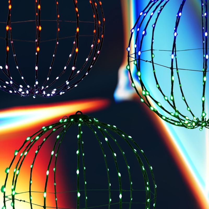 HANGING DECORATIVE BALL 168LED RGB 40CM Home and Garden/Equipment Your Sports Performance