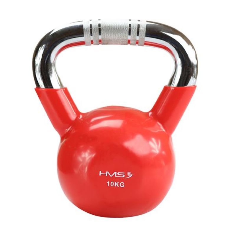 Kettlebell cast iron knurled handle HMS KTC10 RED Accessories/Training equipment Your Sports Performance